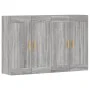 Wandschränke 2 Stk. Sonomagraues Holzwerkstoff von vidaXL, Sideboards - Ref: Foro24-3197983, Preis: 136,33 €, Rabatt: %