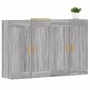 Wall cabinets 2 pcs Sonoma gray engineered wood by vidaXL, Sideboards - Ref: Foro24-3197983, Price: 138,00 €, Discount: %