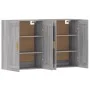 Wandschränke 2 Stk. Sonomagraues Holzwerkstoff von vidaXL, Sideboards - Ref: Foro24-3197983, Preis: 136,33 €, Rabatt: %