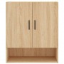 Wandschrank aus Sonoma-Eichenholzwerkstoff, 60 x 31 x 70 cm von vidaXL, Schließfächer und Lagerschränke - Ref: Foro24-829927,...