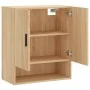 Sonoma oak engineered wood wall cabinet 60x31x70 cm by vidaXL, Lockers and storage cabinets - Ref: Foro24-829927, Price: 63,0...