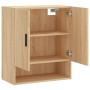 Wandschrank aus Sonoma-Eichenholzwerkstoff, 60 x 31 x 70 cm von vidaXL, Schließfächer und Lagerschränke - Ref: Foro24-829927,...
