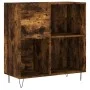 Smoked oak plywood disc cabinet 84.5x38x89 cm by vidaXL, CD and DVD storage - Ref: Foro24-831777, Price: 67,28 €, Discount: %