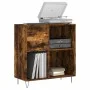 Smoked oak plywood disc cabinet 84.5x38x89 cm by vidaXL, CD and DVD storage - Ref: Foro24-831777, Price: 67,28 €, Discount: %