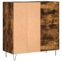 Smoked oak plywood disc cabinet 84.5x38x89 cm by vidaXL, CD and DVD storage - Ref: Foro24-831777, Price: 67,28 €, Discount: %