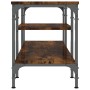 Parkett und geräucherte Eiche Eisen TV-Möbel 121x35x45 cm von vidaXL, TV-Möbel - Ref: Foro24-831805, Preis: 60,39 €, Rabatt: %