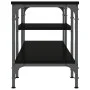 TV-Schrank aus schwarzem Eisen und Sperrholz, 121 x 35 x 45 cm von vidaXL, TV-Möbel - Ref: Foro24-831803, Preis: 61,07 €, Rab...