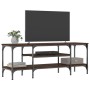 TV-Möbel aus Ingenieurholz und Eisen Eiche Braun 121x35x45 cm von vidaXL, TV-Möbel - Ref: Foro24-831807, Preis: 62,09 €, Raba...