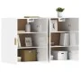 Wandschränke 2 Stk. Ingenieurholz glänzend weiß von vidaXL, Sideboards - Ref: Foro24-3197877, Preis: 159,89 €, Rabatt: %