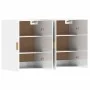 Wandschränke 2 Stk. Ingenieurholz glänzend weiß von vidaXL, Sideboards - Ref: Foro24-3197877, Preis: 159,89 €, Rabatt: %