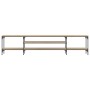 TV-Schrank aus Holzwerkstoff und Eisen Sonoma-Eiche 201x35x45 cm von vidaXL, TV-Möbel - Ref: Foro24-831814, Preis: 83,11 €, R...