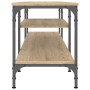 TV-Schrank aus Holzwerkstoff und Eisen Sonoma-Eiche 201x35x45 cm von vidaXL, TV-Möbel - Ref: Foro24-831814, Preis: 83,11 €, R...