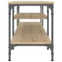 TV-Schrank aus Holzwerkstoff und Eisen Sonoma-Eiche 201x35x45 cm von vidaXL, TV-Möbel - Ref: Foro24-831814, Preis: 82,12 €, R...