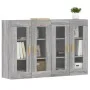 Wall cabinets 2 pcs Sonoma gray engineered wood by vidaXL, Sideboards - Ref: Foro24-3197903, Price: 169,46 €, Discount: %