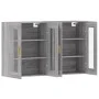 Wall cabinets 2 pcs Sonoma gray engineered wood by vidaXL, Sideboards - Ref: Foro24-3197903, Price: 169,46 €, Discount: %