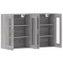Wandschränke 2 Stk. Sonomagraues Holzwerkstoff von vidaXL, Sideboards - Ref: Foro24-3197903, Preis: 172,07 €, Rabatt: %