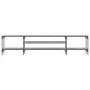 Sonoma grauer TV-Schrank aus Holzwerkstoff und Eisen, 201 x 35 x 45 cm von vidaXL, TV-Möbel - Ref: Foro24-831816, Preis: 82,1...