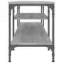 Sonoma grauer TV-Schrank aus Holzwerkstoff und Eisen, 201 x 35 x 45 cm von vidaXL, TV-Möbel - Ref: Foro24-831816, Preis: 82,1...