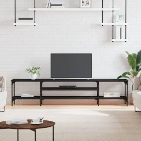 TV-Möbel aus Holz und schwarzem Eisen 201x35x45 cm von vidaXL, TV-Möbel - Ref: Foro24-831813, Preis: 84,47 €, Rabatt: %