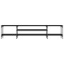 TV-Möbel aus Holz und schwarzem Eisen 201x35x45 cm von vidaXL, TV-Möbel - Ref: Foro24-831813, Preis: 85,58 €, Rabatt: %