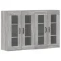 Wandschränke 2 Stk. Holzwerkstoff Sonoma grau von vidaXL, Sideboards - Ref: Foro24-3197911, Preis: 142,28 €, Rabatt: %
