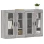 Wall cabinets 2 units engineered wood Sonoma gray by vidaXL, Sideboards - Ref: Foro24-3197911, Price: 142,09 €, Discount: %