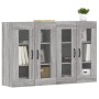 Wandschränke 2 Stk. Holzwerkstoff Sonoma grau von vidaXL, Sideboards - Ref: Foro24-3197911, Preis: 144,03 €, Rabatt: %