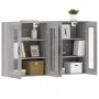 Wandschränke 2 Stk. Holzwerkstoff Sonoma grau von vidaXL, Sideboards - Ref: Foro24-3197911, Preis: 142,28 €, Rabatt: %