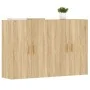 Wandschränke 2 Stk. Holzwerkstoff Sonoma Eiche von vidaXL, Sideboards - Ref: Foro24-3197875, Preis: 159,53 €, Rabatt: %
