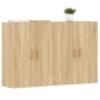 Wandschränke 2 Stk. Holzwerkstoff Sonoma Eiche von vidaXL, Sideboards - Ref: Foro24-3197875, Preis: 161,31 €, Rabatt: %