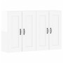 Armarios de pared 2 uds madera de ingeniería blanco brillante by vidaXL, Sideboards - Ref: Foro24-3197989, Price: 162,49 €, D...