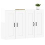 Armarios de pared 2 uds madera de ingeniería blanco brillante by vidaXL, Sideboards - Ref: Foro24-3197989, Price: 162,49 €, D...