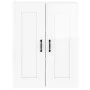 Armarios de pared 2 uds madera de ingeniería blanco brillante von vidaXL, Sideboards - Ref: Foro24-3197989, Preis: 160,28 €, ...
