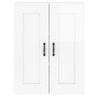 Armarios de pared 2 uds madera de ingeniería blanco brillante by vidaXL, Sideboards - Ref: Foro24-3197989, Price: 162,49 €, D...
