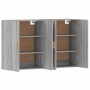 Armarios de pared 2 uds madera de ingeniería gris Sonoma by vidaXL, Sideboards - Ref: Foro24-3197879, Price: 139,63 €, Discou...