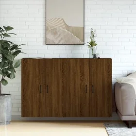 Wall cabinets 2 pcs oak brown engineered wood by vidaXL, Sideboards - Ref: Foro24-3197888, Price: 142,77 €, Discount: %