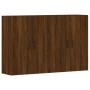 Wandschränke, 2 Stück, Eichenbraun, Holzwerkstoff von vidaXL, Sideboards - Ref: Foro24-3197888, Preis: 149,41 €, Rabatt: %