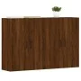 Armarios de pared 2 uds madera de ingeniería marrón roble de vidaXL, Aparadores - Ref: Foro24-3197888, Precio: 142,73 €, Desc...