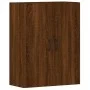 Armarios de pared 2 uds madera de ingeniería marrón roble de vidaXL, Aparadores - Ref: Foro24-3197888, Precio: 142,73 €, Desc...