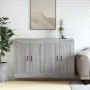 Wall cabinets 2 units engineered wood Sonoma gray by vidaXL, Sideboards - Ref: Foro24-3197991, Price: 129,12 €, Discount: %