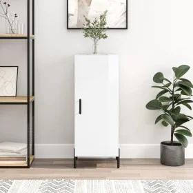 Glossy white plywood sideboard 34.5x34x90 cm by vidaXL, Sideboards - Ref: Foro24-828550, Price: 68,49 €, Discount: %