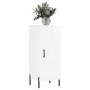 Aparador de madera contrachapada blanco brillante 34,5x34x90 cm de vidaXL, Aparadores - Ref: Foro24-828550, Precio: 69,27 €, ...