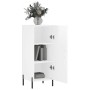 Hochglanzweißes Sperrholz-Sideboard 34,5 x 34 x 90 cm von vidaXL, Sideboards - Ref: Foro24-828550, Preis: 69,33 €, Rabatt: %