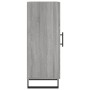Aparador madera de ingeniería gris Sonoma 34,5x34x90 cm
