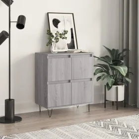 Sonoma gray plywood sideboard 60x35x70 cm by vidaXL, Sideboards - Ref: Foro24-831218, Price: 65,32 €, Discount: %