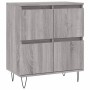 Aparador de madera contrachapada gris Sonoma 60x35x70 cm de vidaXL, Aparadores - Ref: Foro24-831218, Precio: 66,25 €, Descuen...