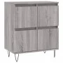 Aparador de madera contrachapada gris Sonoma 60x35x70 cm de vidaXL, Aparadores - Ref: Foro24-831218, Precio: 65,51 €, Descuen...