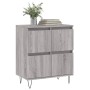 Aparador de madera contrachapada gris Sonoma 60x35x70 cm de vidaXL, Aparadores - Ref: Foro24-831218, Precio: 66,25 €, Descuen...