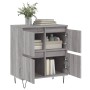 Aparador de madera contrachapada gris Sonoma 60x35x70 cm de vidaXL, Aparadores - Ref: Foro24-831218, Precio: 66,25 €, Descuen...