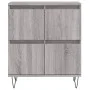 Aparador de madera contrachapada gris Sonoma 60x35x70 cm de vidaXL, Aparadores - Ref: Foro24-831218, Precio: 65,51 €, Descuen...